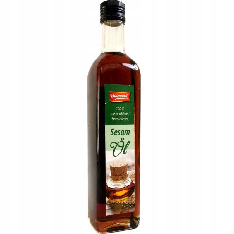 

Olej sezamowy nierafinowany 100% (500ml, Diamond)