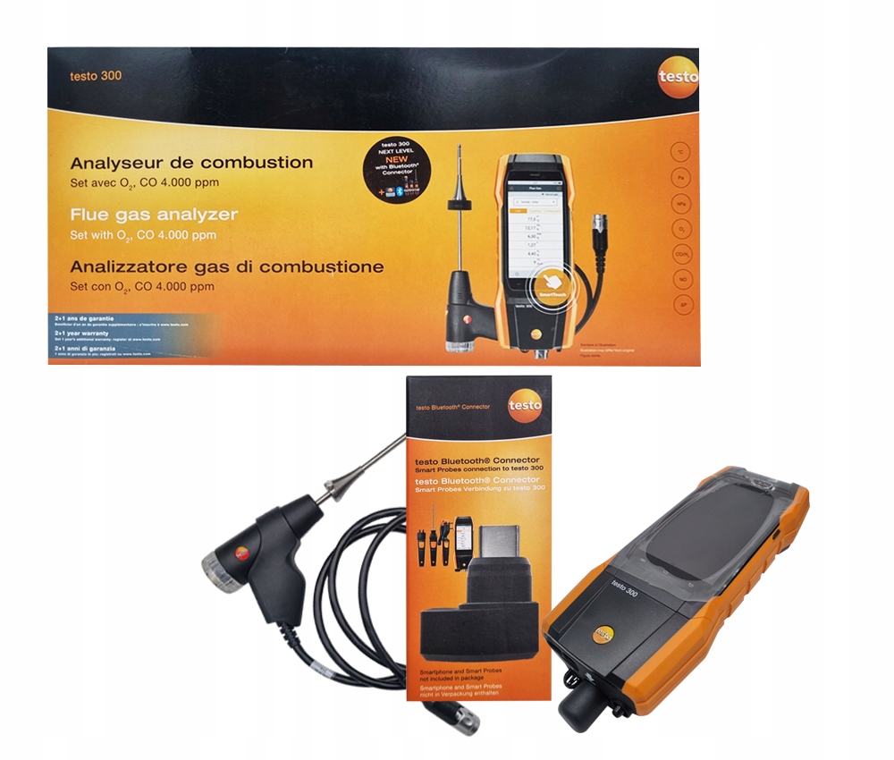 Analyzátor výfukových plynov Testo 300 bez tlačiarne
