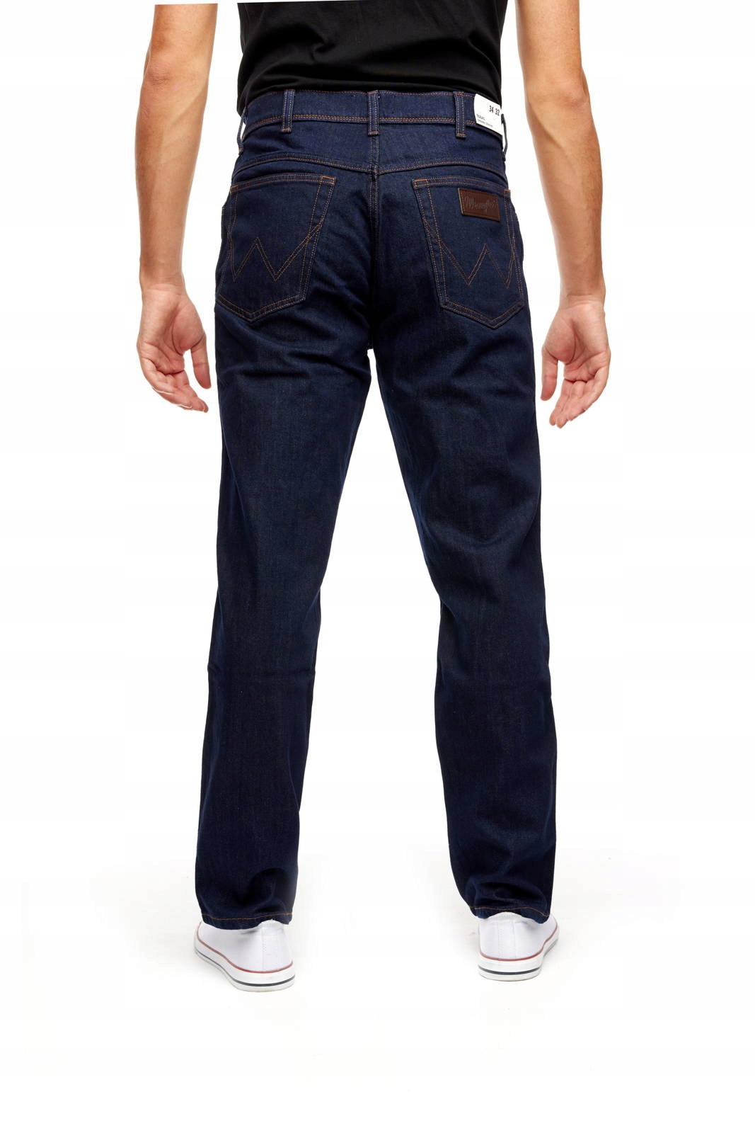 Męskie spodnie jeansowe proste Wrangler Texas Indigo Rinse W121X468L 34/32