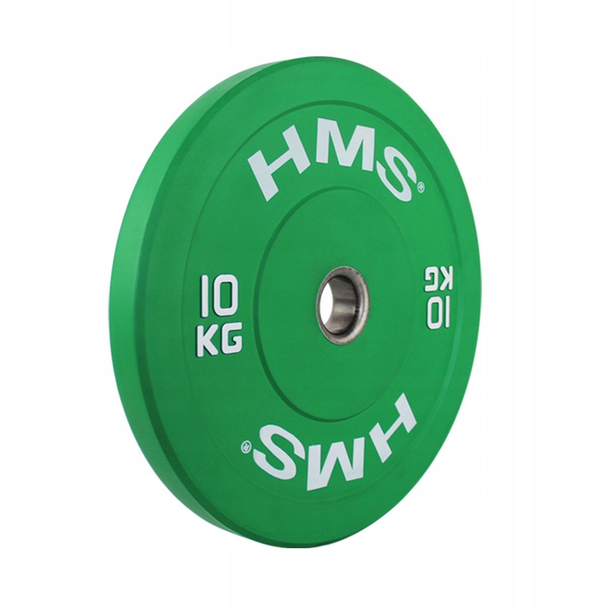 Závaží na osa olympijský bumper 10 kg pogumovaný talíř iwf Hms