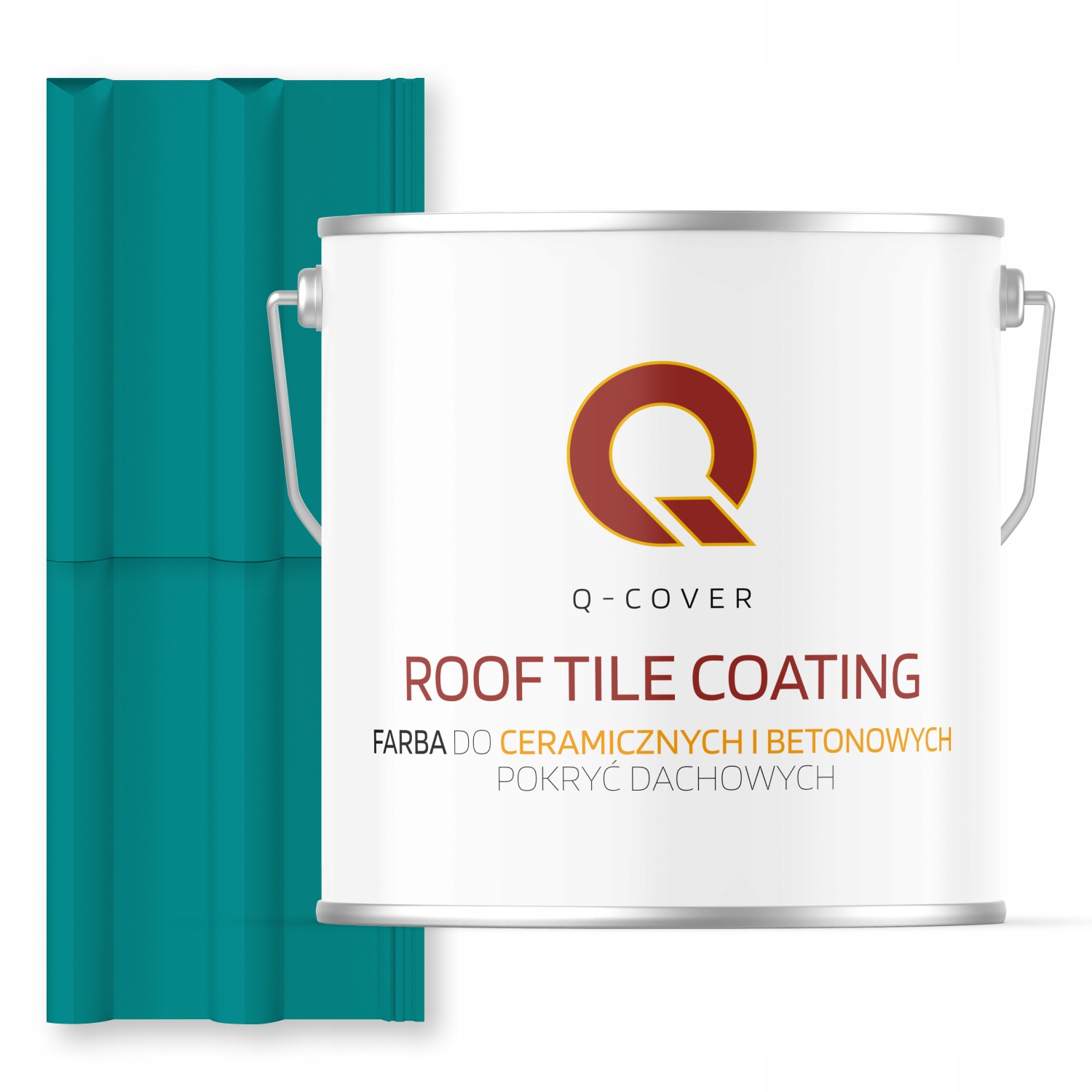 Farba Na Keramické Betónové Strechy Modrá Tyrkysová Ral 5018 5 L Polomatná