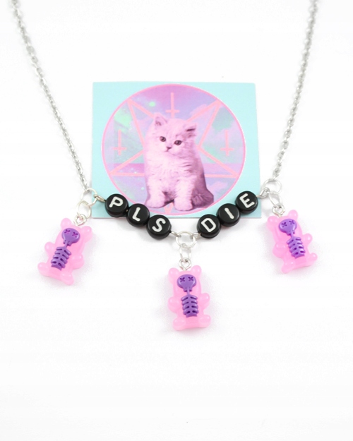 naszyjnik GUMIŚKI PLS DIE żelki misie pastel goth Rodzaj Klasyczne