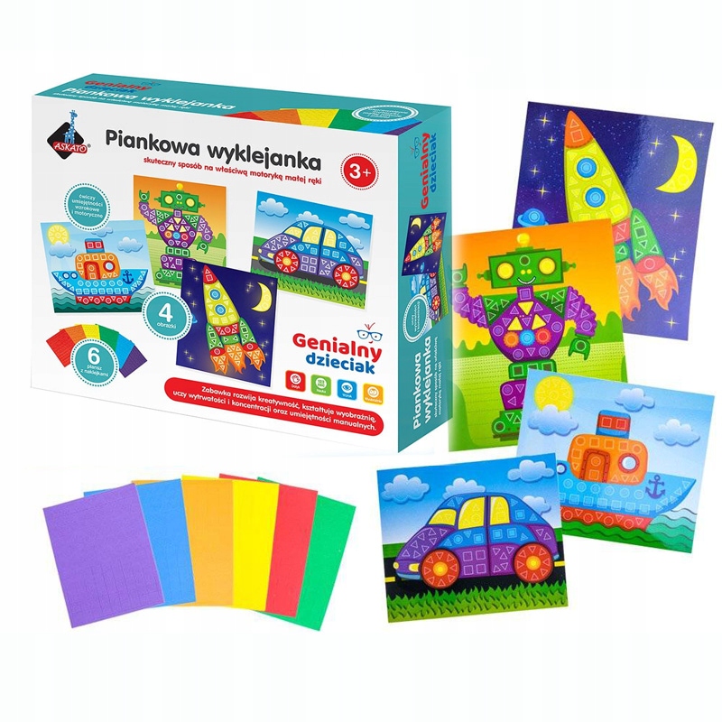 

Piankowa wyklejanka Genialny dzieciak