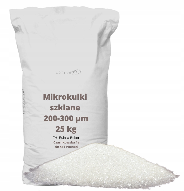 

Mikrokulki kulki szklane do piaskowania 200-300 um