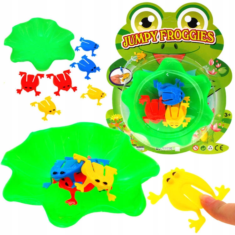 Żabki Pchełki Wesoła gra zręcznościowa GR0265 Wiek dziecka 3 lata +