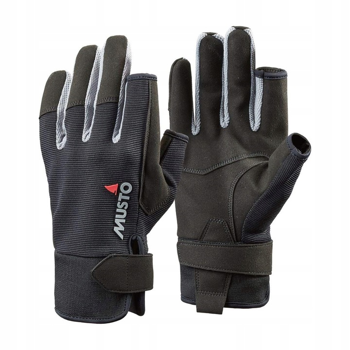 Rękawice Rękawiczki Żeglarskie Szotówki Musto 80101 Czarne Lf r. XXL