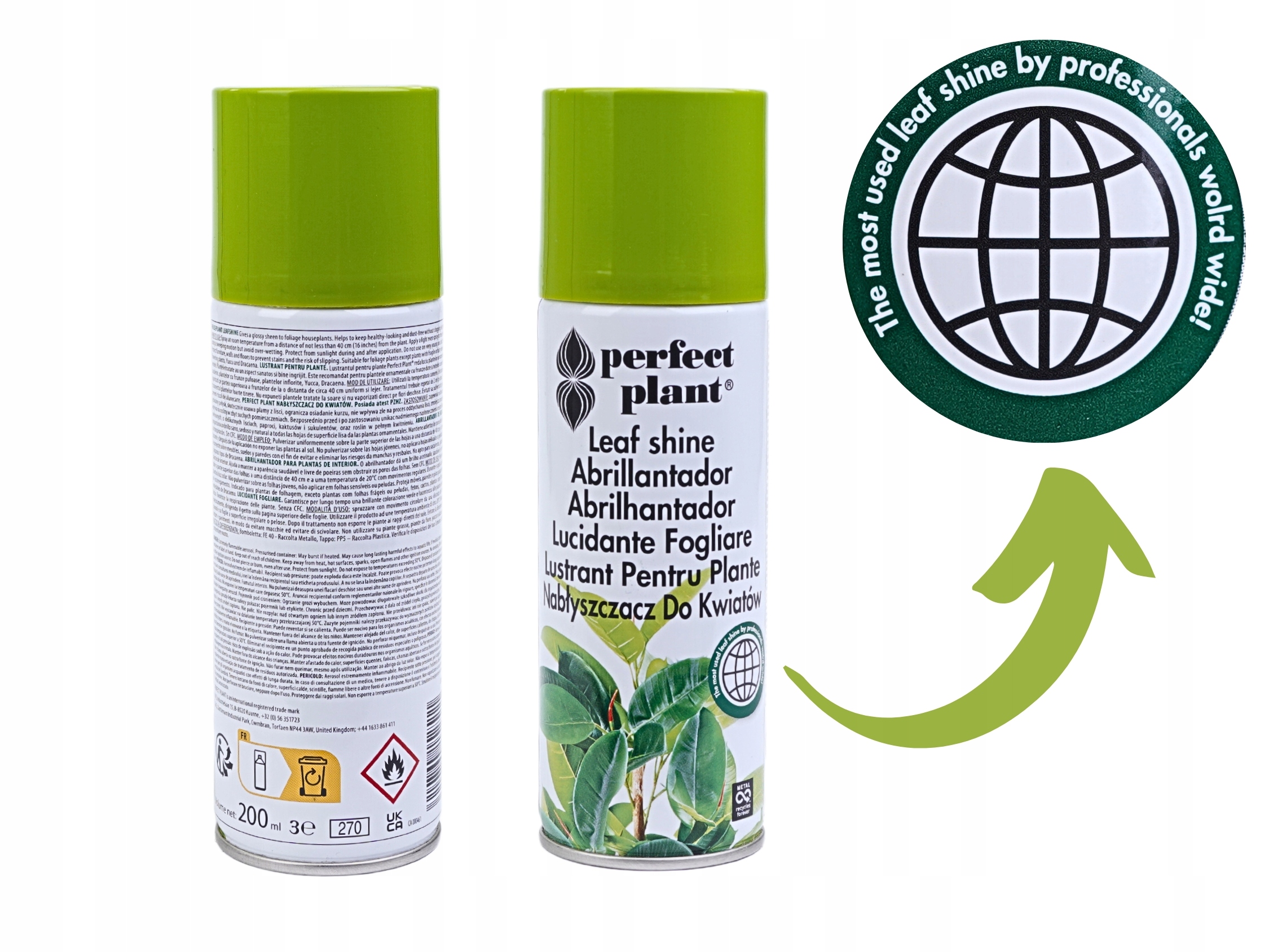 NABŁYSZCZACZ DO ŻYWYCH KWIATÓW I LIŚCI SPRAY 200ml Typ inny