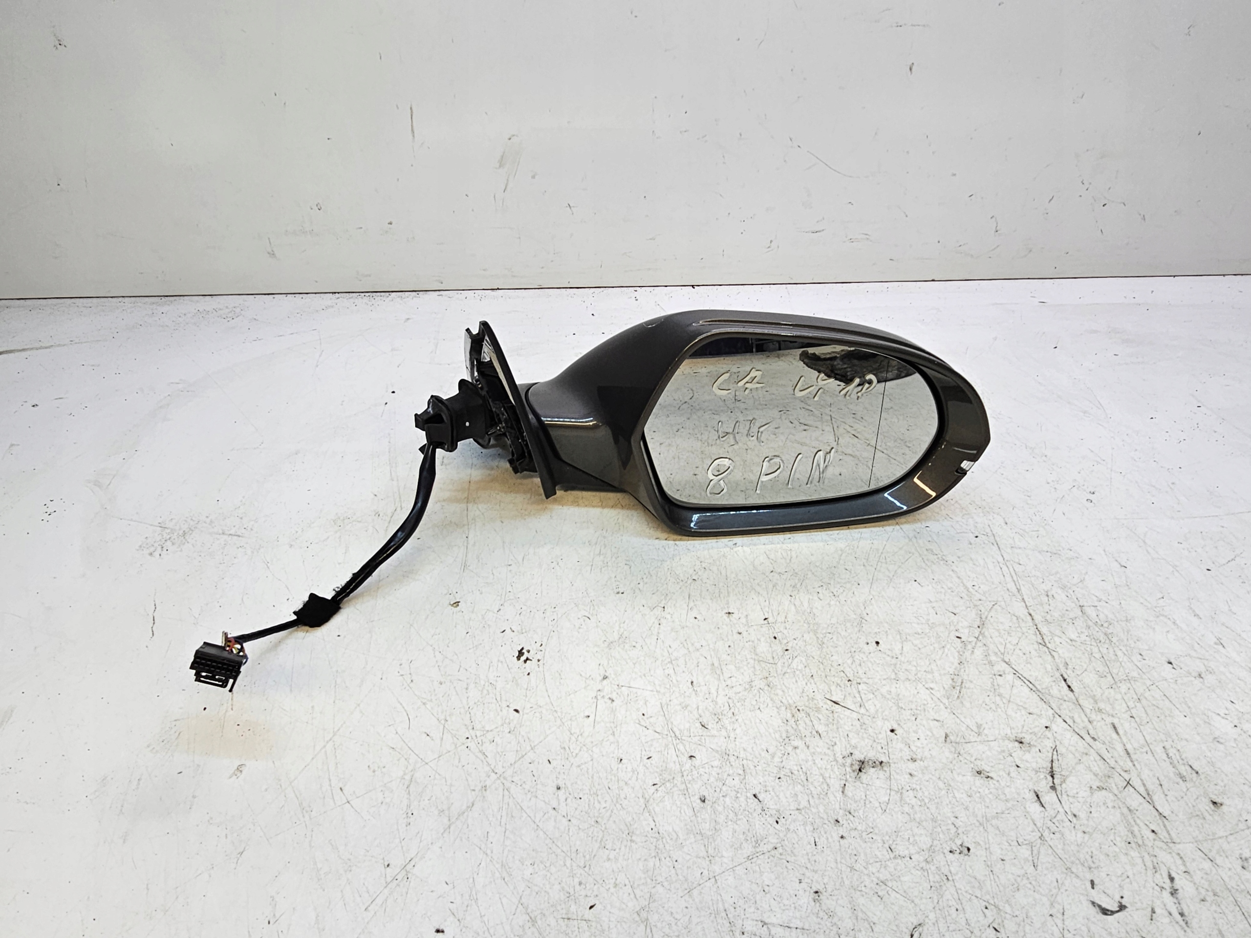 mirror exterior right AUDI A6 C7 LY1P 8-PIN UK