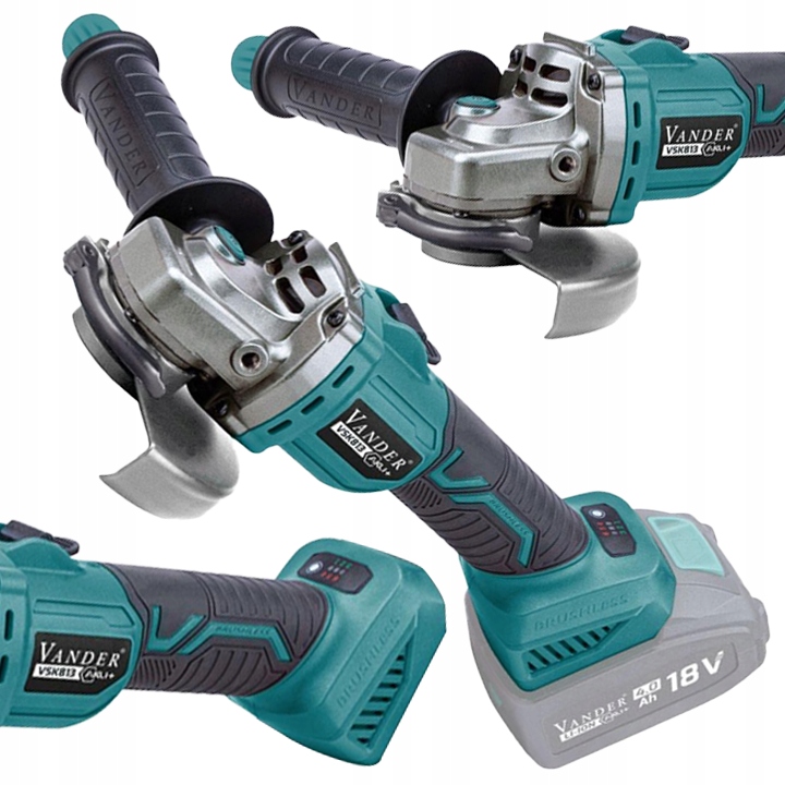 Szlifierka Kątowa 125mm Akumulatorowa 18V Regulacja Obrotów Vander VSK813