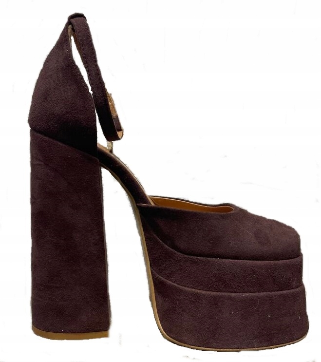 Originální kotníkové boty na sloupku By O La La 38 kůže