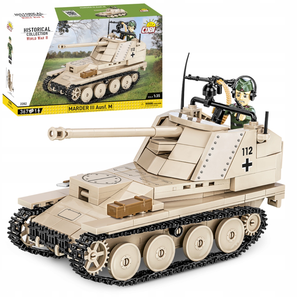 

Cobi 2282 Marder III Ausf.m SD.KFZ.138 Klocki