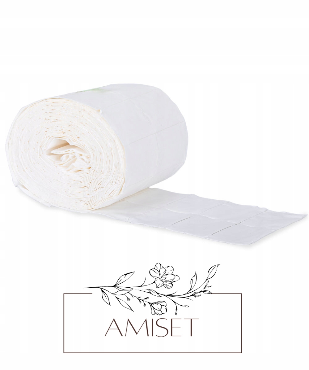 Waciki 12 warstw bezpyłowe, w rolce 500 sztuk