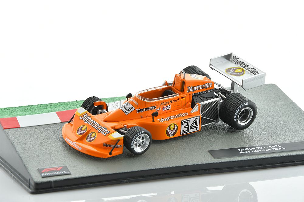 F1 March 761 #34 H.J.Stuck 1976 1/43 Altaya