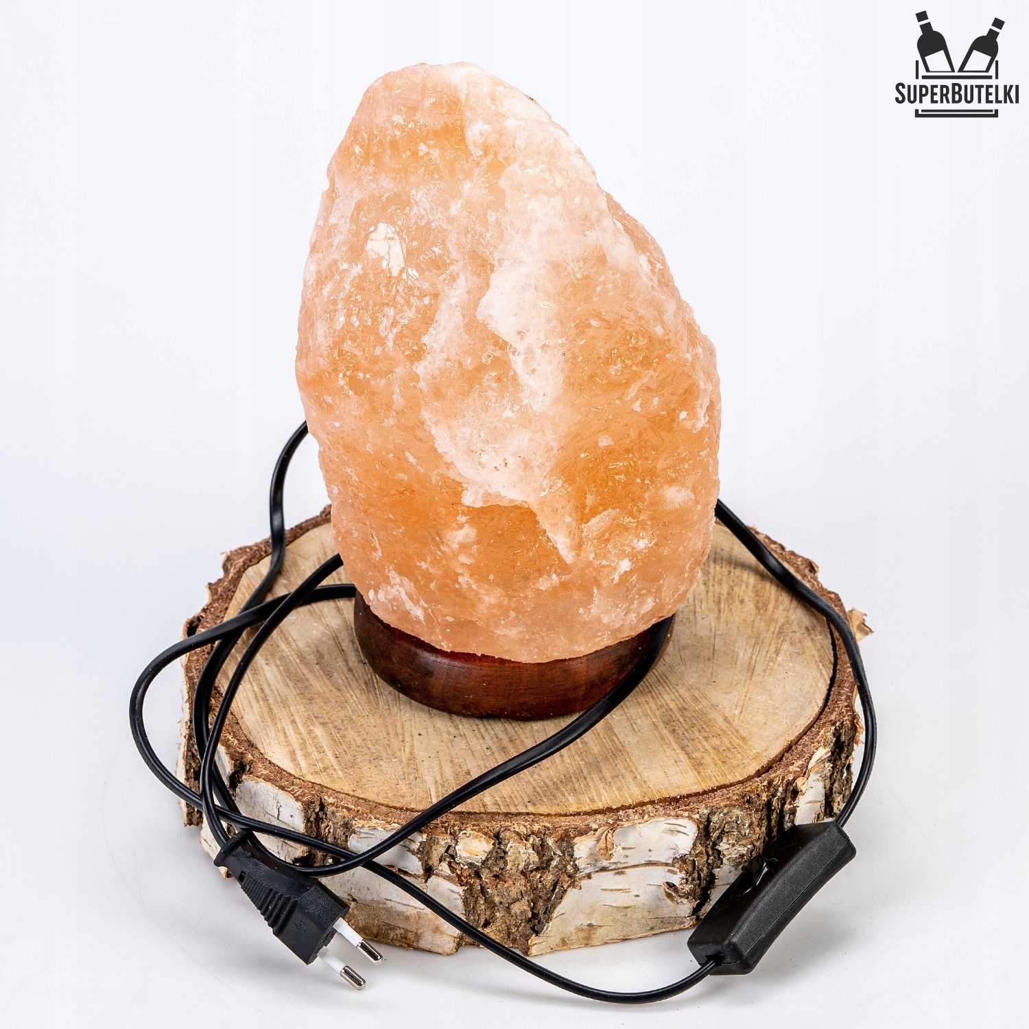 LAMPA SOLNA 3-5 KG JONIZATOR POWIETRZA SÓL HIMALAJSKA DO POKOJU BIURA Zasilanie sieciowe