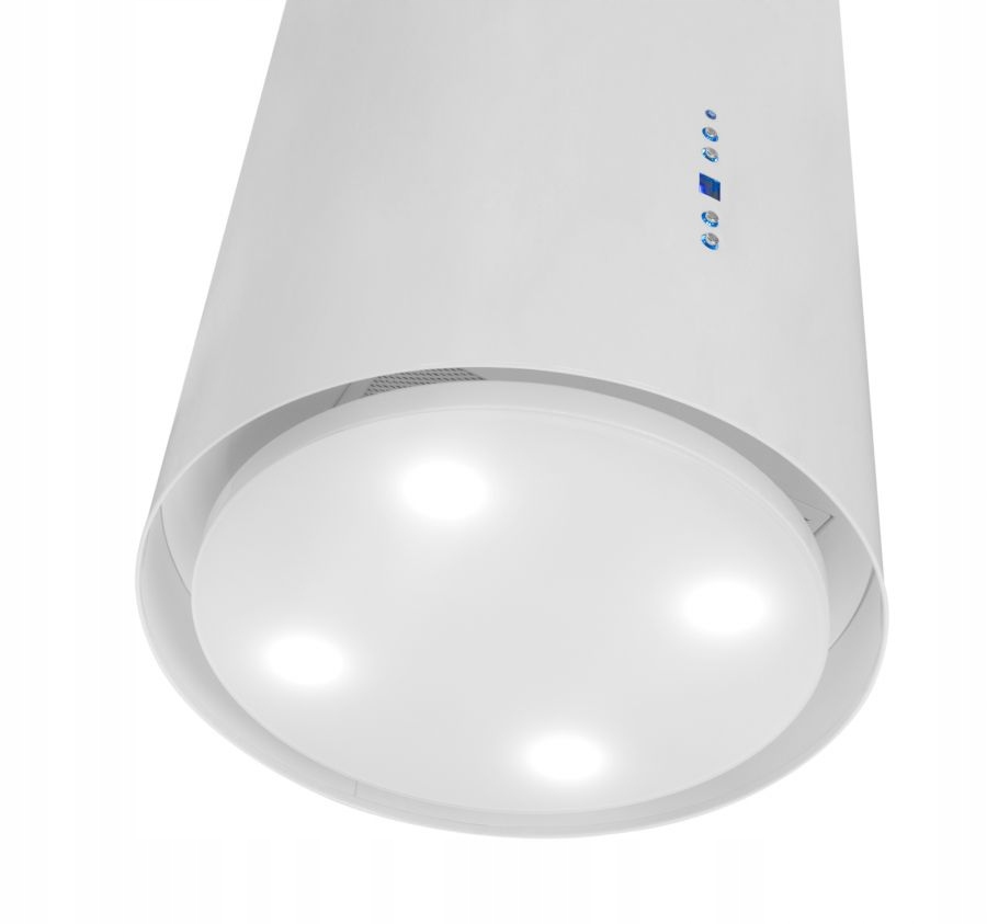 OKAP KUCHENNY WYSPOWY WALEC NORTBERG TUBO 40 BIAŁY Model Tubo White