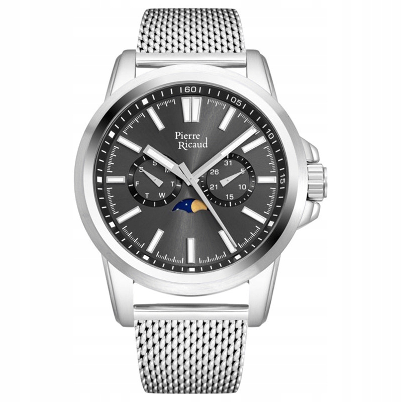 Pánské Hodinky Pierre Ricaud P60034.5117QF stříbrné