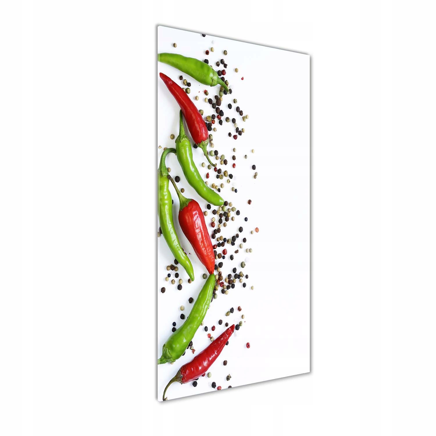 

Foto obraz szklany pionowy Papryczki chilli 50x125