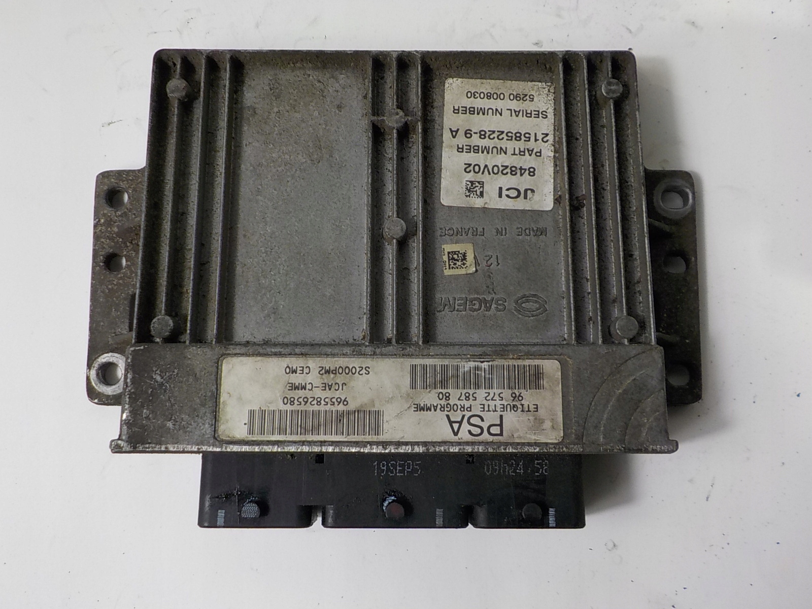 PEUGEOT Computer Bedienteil 9657258780 9655826580