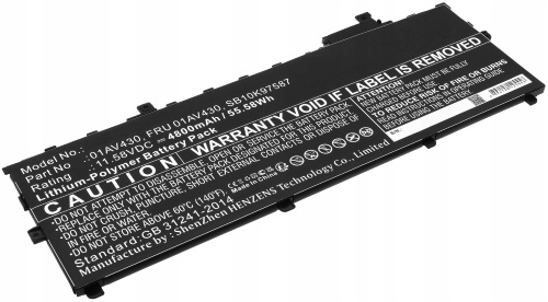 Bateria 01AV430 SB10K97587 Do Lenovo X1 Carbon