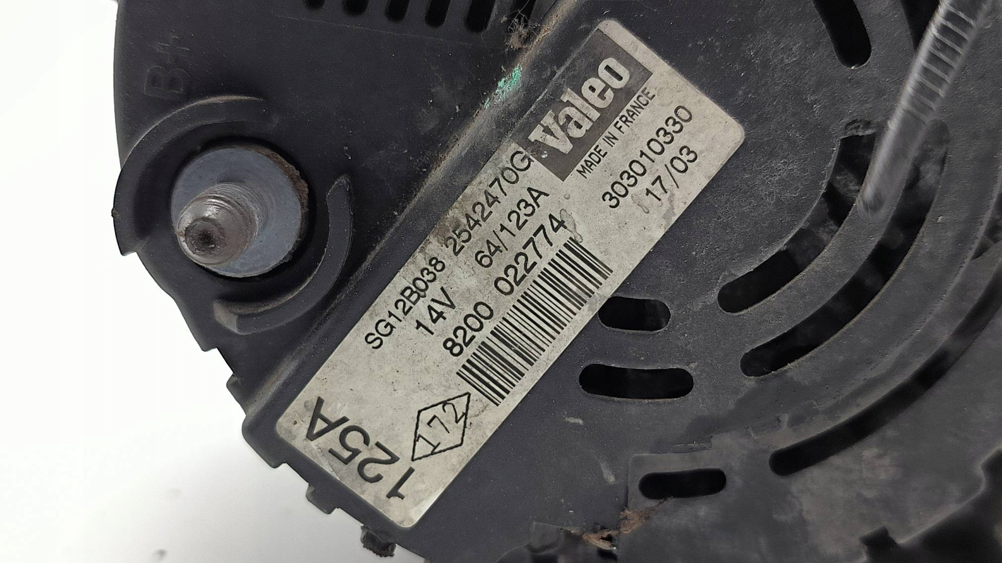 alternatore 8200022774 RENAULT KANGOO e LIFT