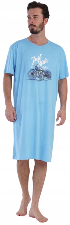 Pánská Noční Košile Motocykl No Plan No Map No Rules L