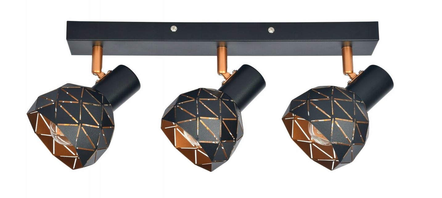 Lampa sufitowa ścienna Puzzle 3 Black