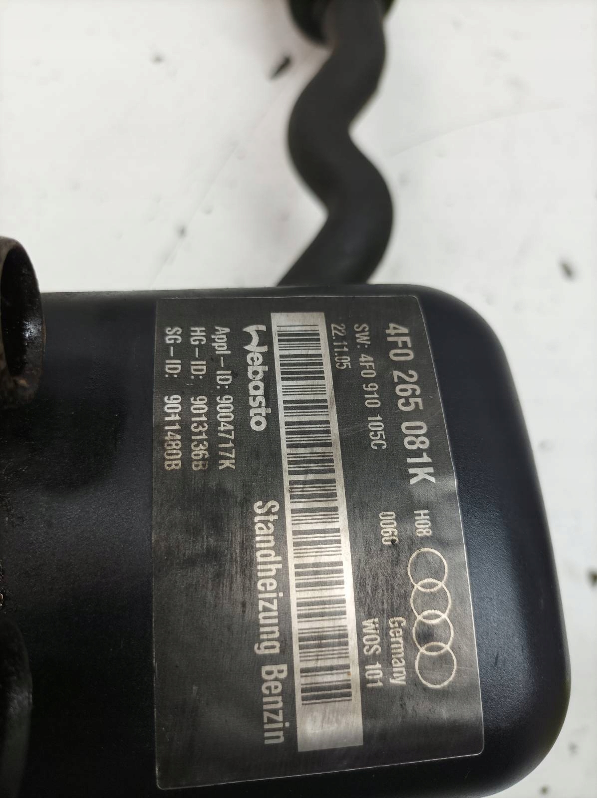Webasto 4F0265081K Audi A6 III (2004-2011) C6