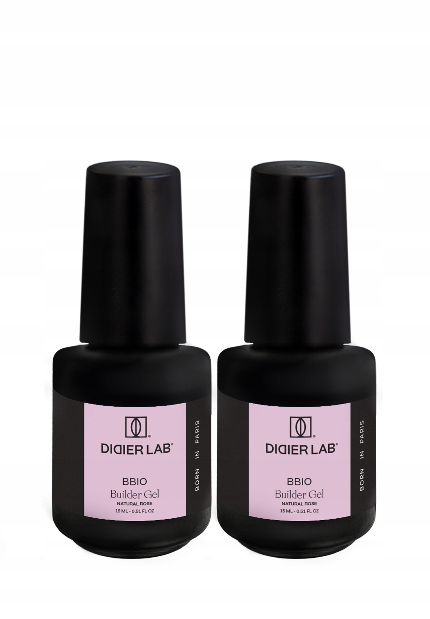 Didier Lab Sety: 2 x Didier Lab Stavební Gel Bbio, Natural Rose