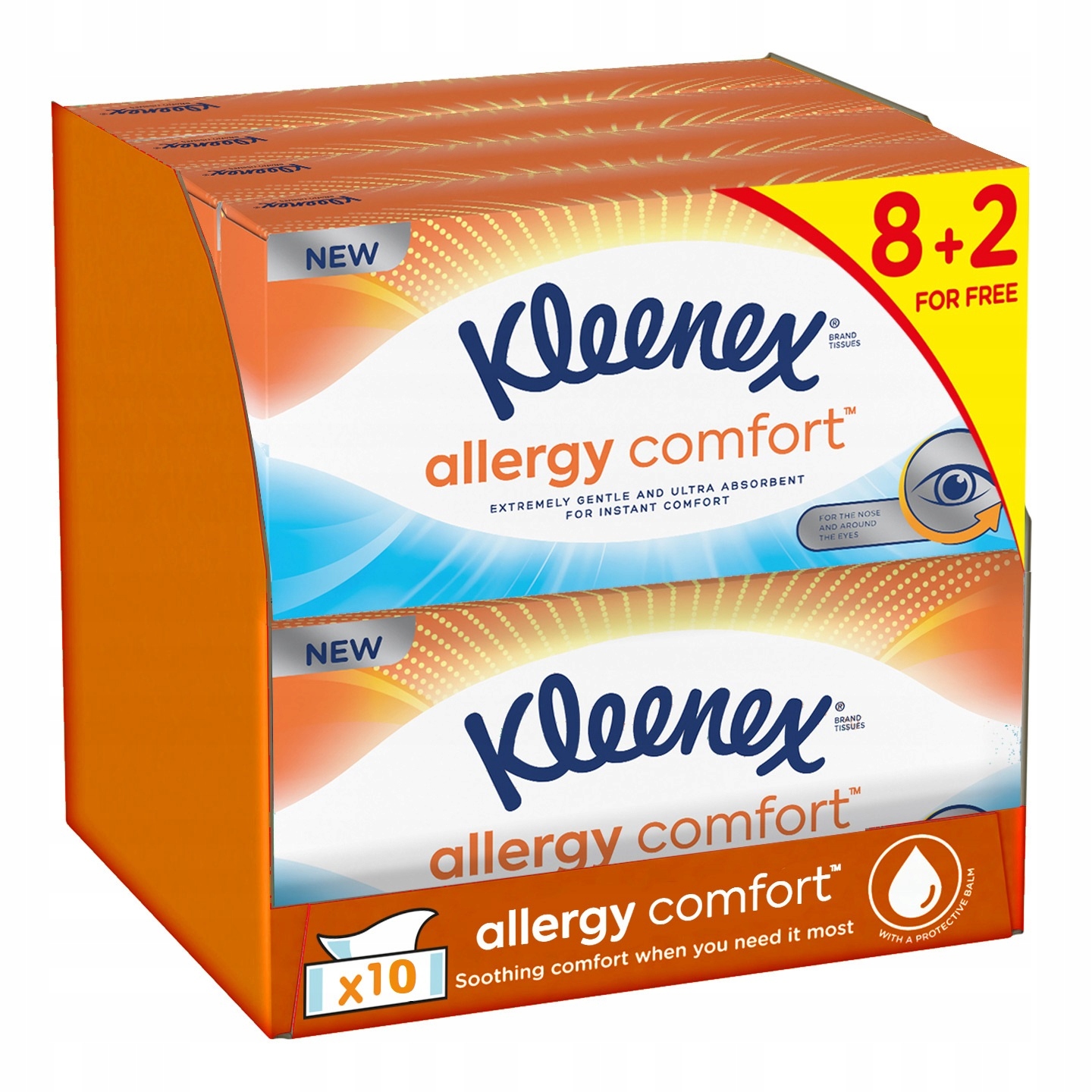 

Kleenex Chusteczki Allergy Comfort Box 10x 56szt