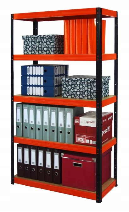 Regał metalowy 180x100x40 5 1C biały Liczba półek 5