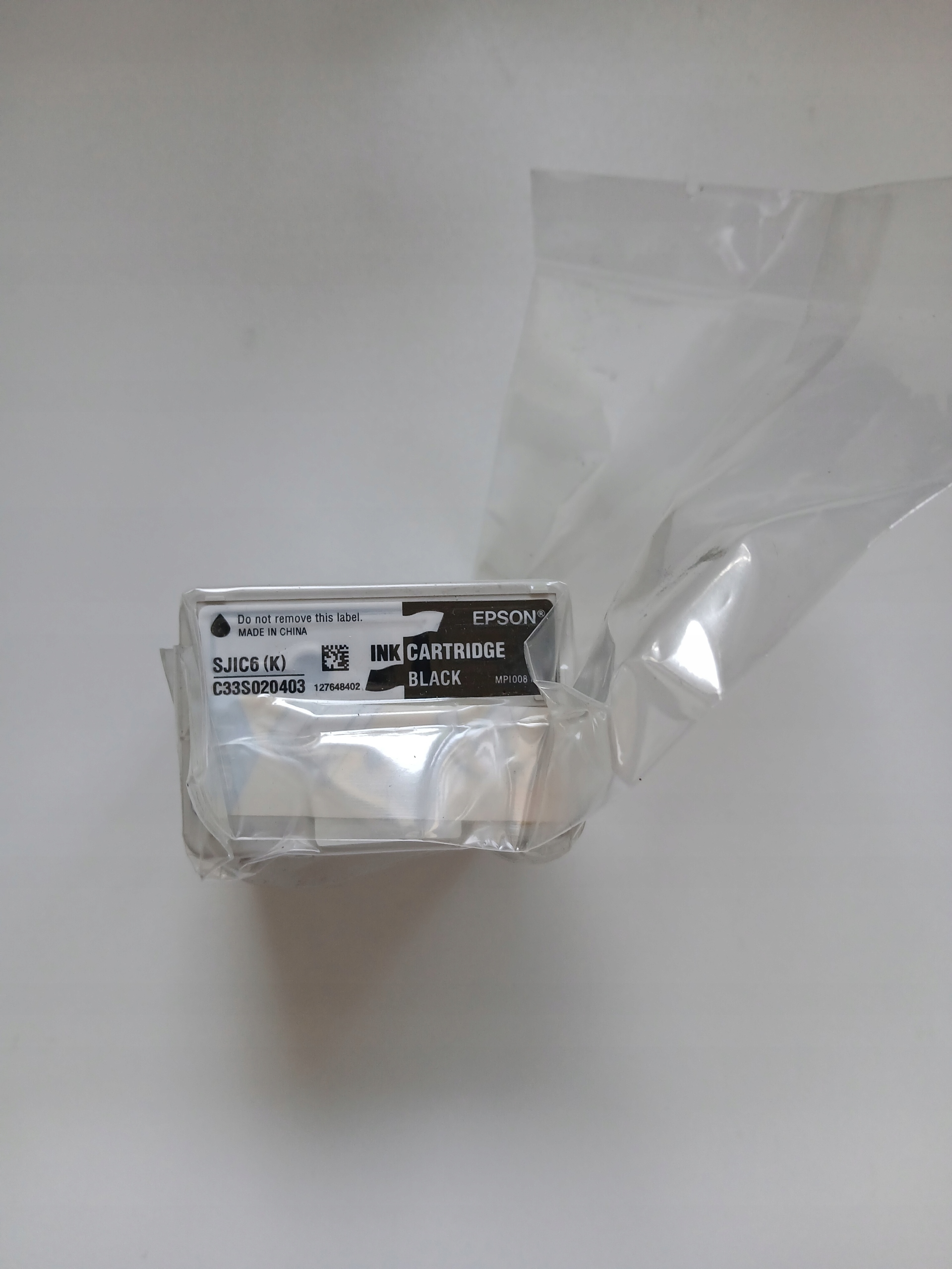 Inkoust Epson SJIC6 (k) Black Originál