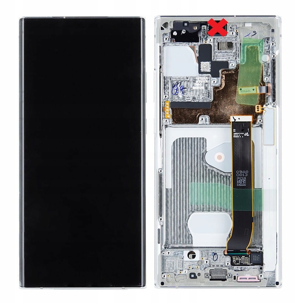 Org LCD displej Samsung Note 20 Ultra N985/986 White S Rámečkem