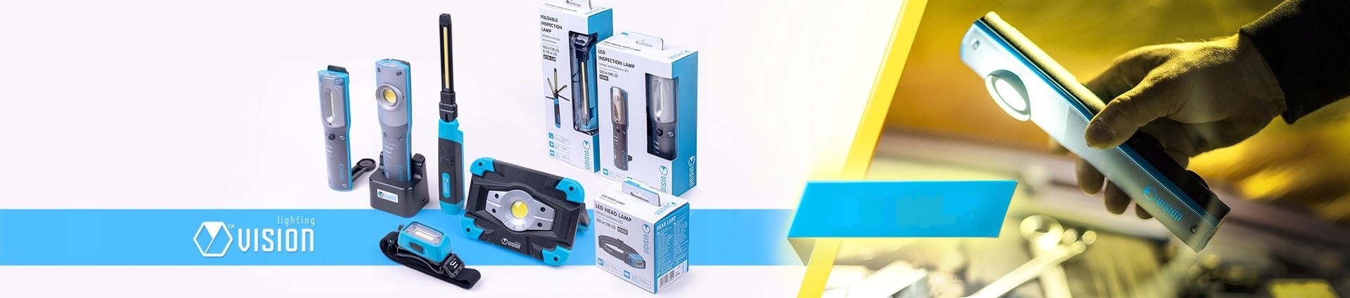 PROFESJONALNA LAMPA ROBOCZA LED 1000LM POWERBANK Moc 10 W