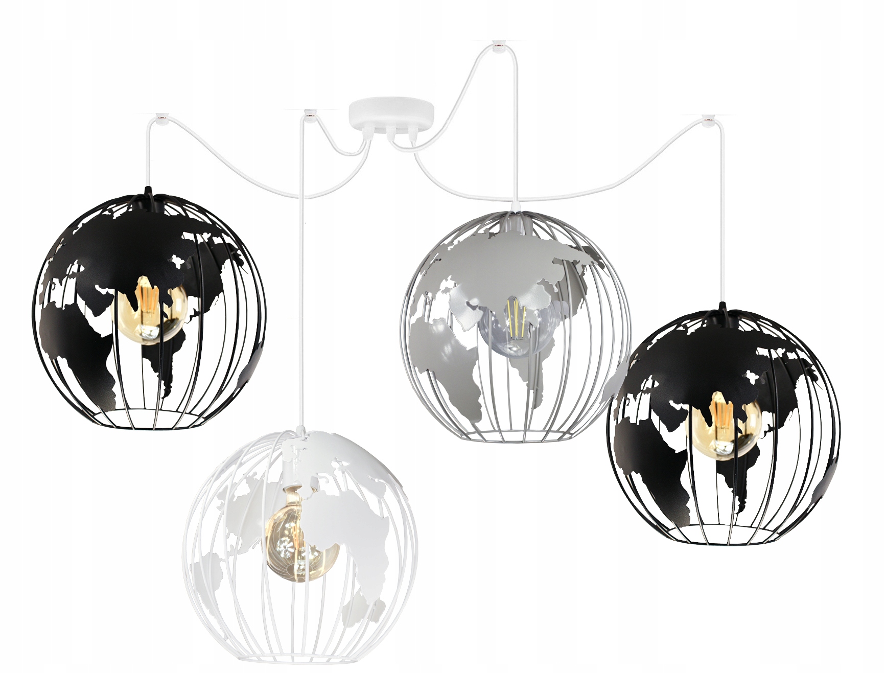 Závesná stropná lampa luster Pajúk Globus stropné svietidlá do obývačky loft