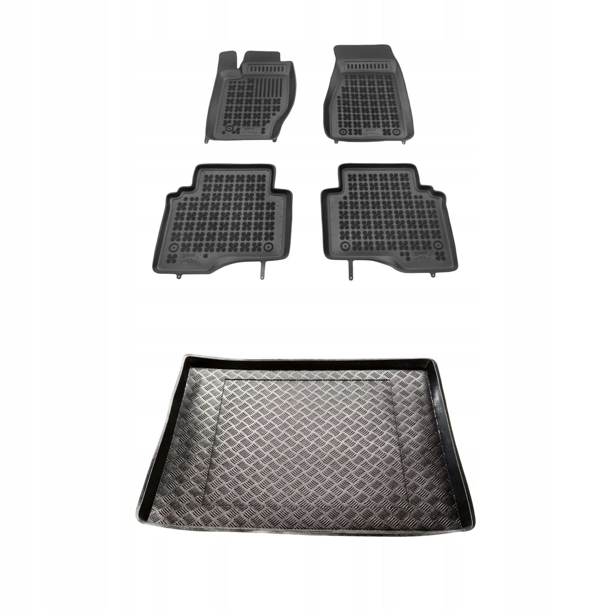 Sada koberců a rohožek Jeep Commander 2006-2010 7 osob (složená ze 3. řady)