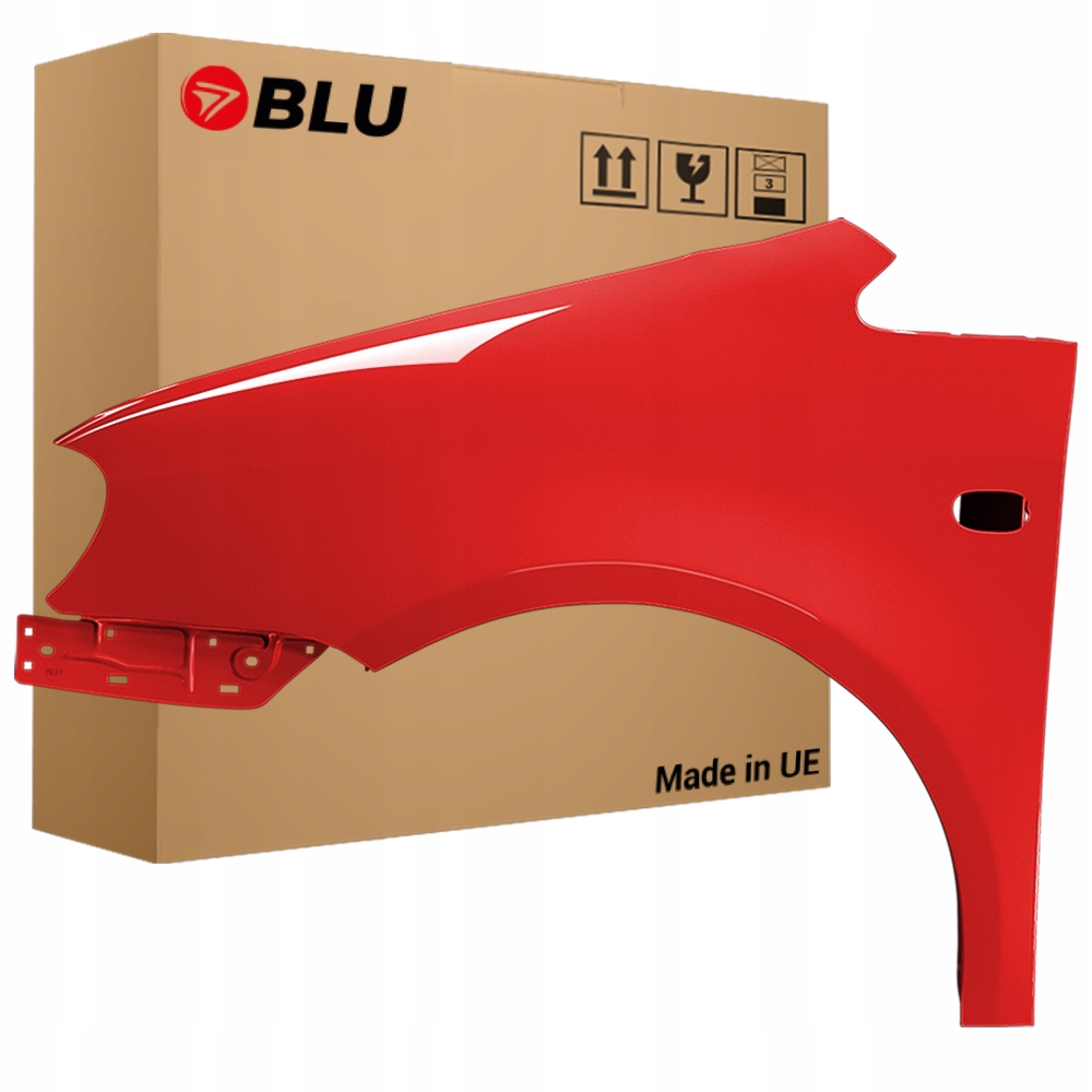 Blu Blatník Vw Caddy III 3 2K LY3D levý červený 04-10 přední