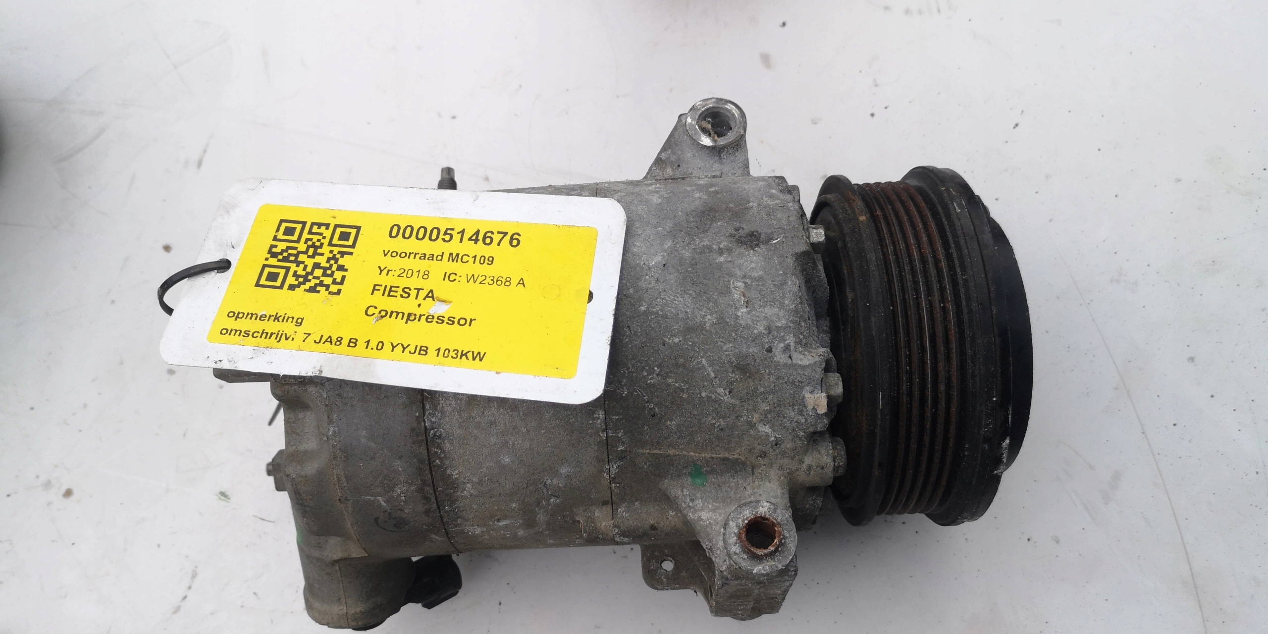 FORD FIESTA 1.0 B C1B1-19D629-AH compressor; KLIMATY