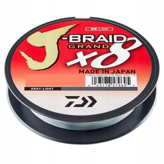 Plecionka Daiwa J-Braid Grand Light Grey X8 0.20mm