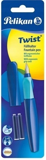 

Pióro Wieczne Twist 457M NIEBIESKIE+2N Pelikan