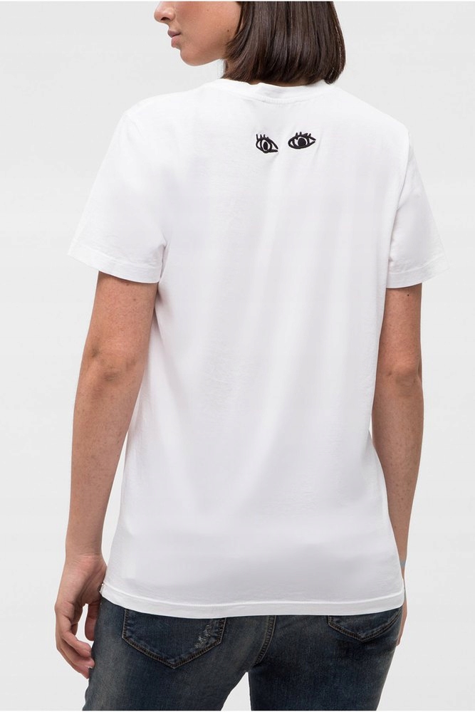T shirt damski DIESEL bia y z logo L 13932592437 Allegro.pl