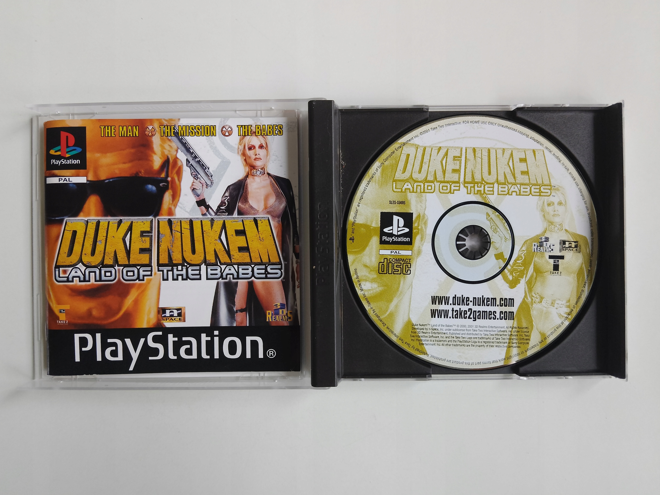 DUKE NUKEM LAND OF THE BABES PSX PS1 ENG Producent 3D Realms