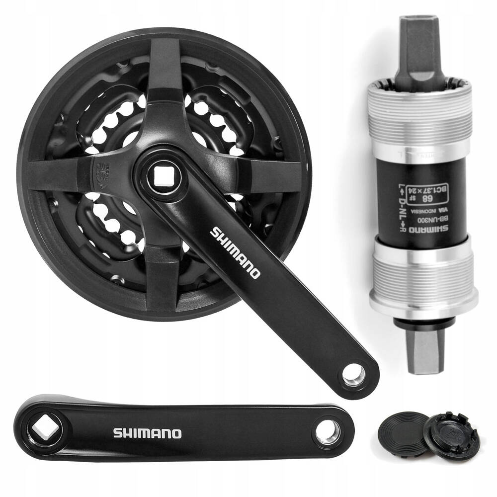 Korba Shimano TY301 6 7 8 řad s krytem suport BB-UN300 68x122,5 mm