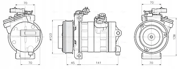 AVA Quality cooling JEAK092 Компрессор кондиционера,
