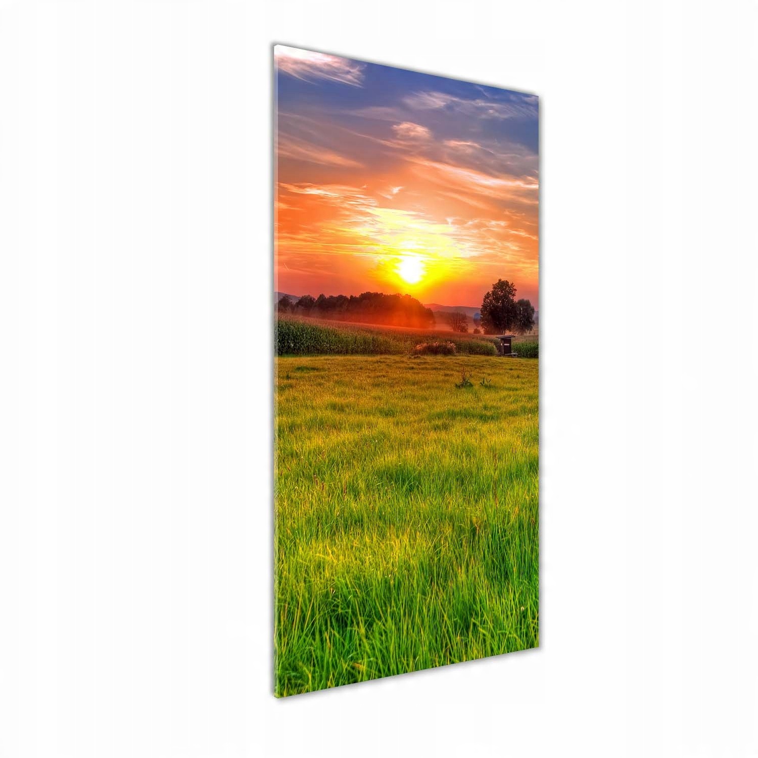

Foto obraz szkło hartowane Zachód słońca 50x125 cm