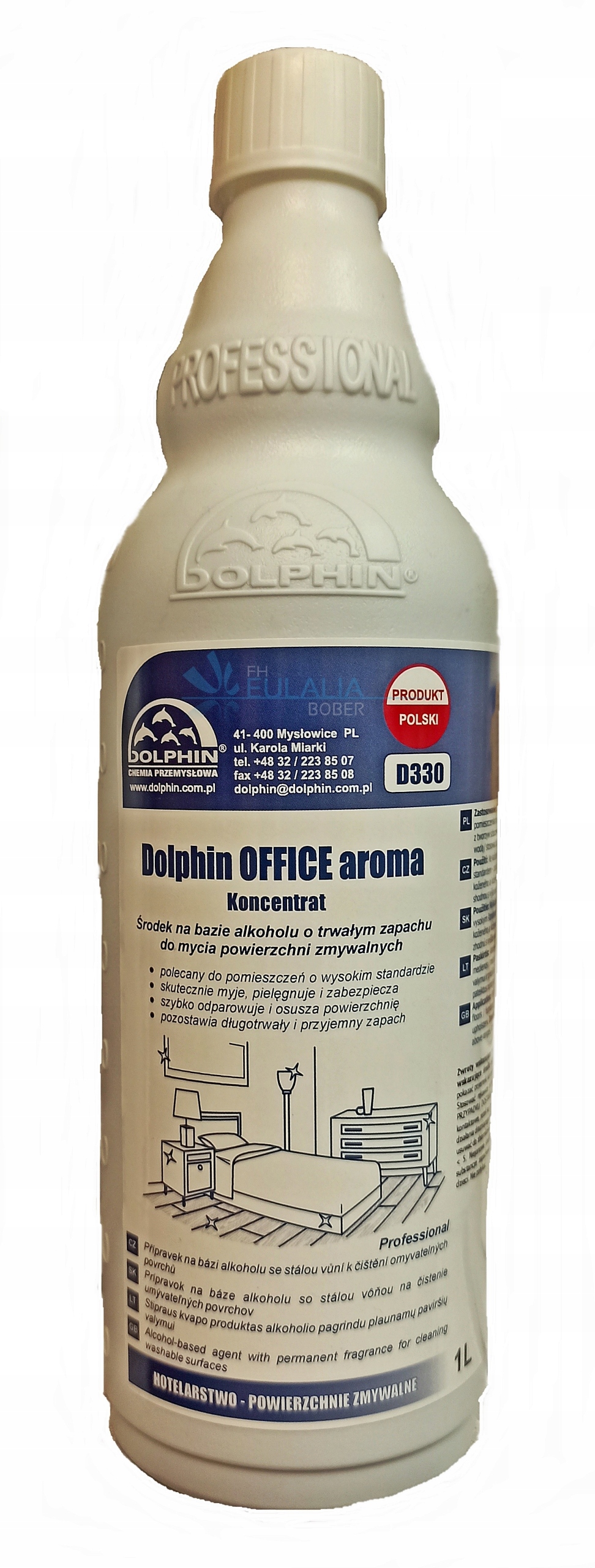 

Dolphin Office Aroma Uniwersalny Płyn Do Mycia 1L