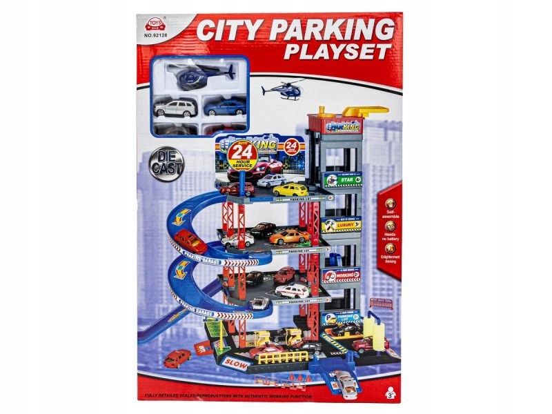 Parking Garaż Tor Winda Myjnia Resoraki Helikopter