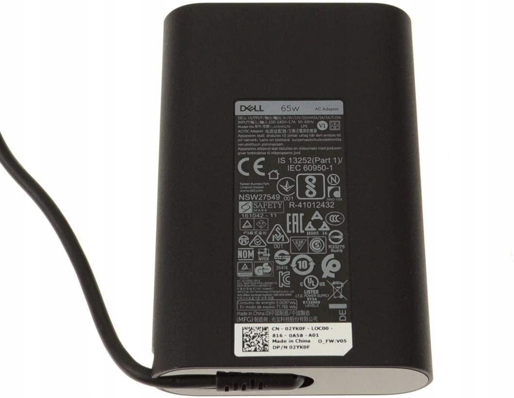 Sieťový adaptér Dell, 65 W, 19,5 V, 3