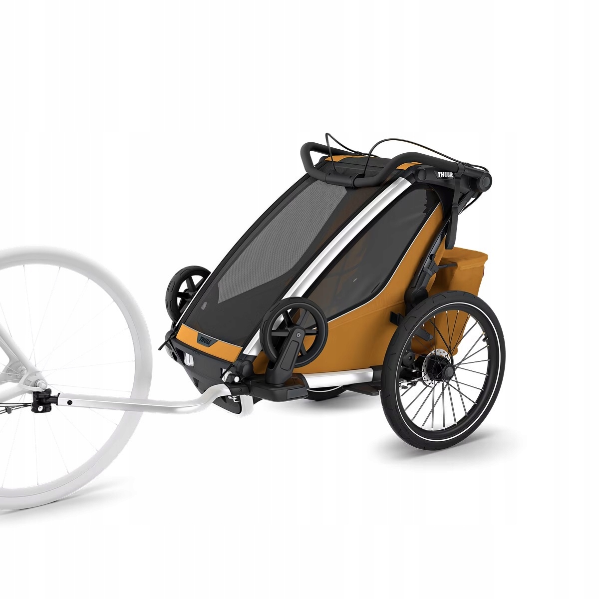 Przyczepka rowerowa Wózek Thule Chariot Sport 2 single Gold żółty 10201032