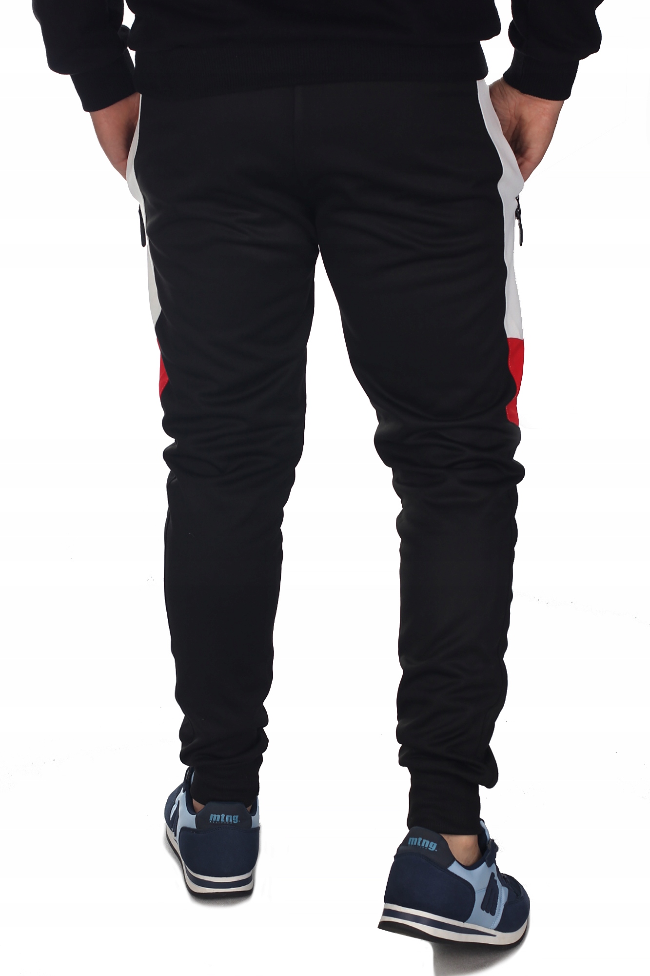 SPODNIE DRESOWE JOGGERY CIEPŁE DRESY DR9289_L Rozmiar L