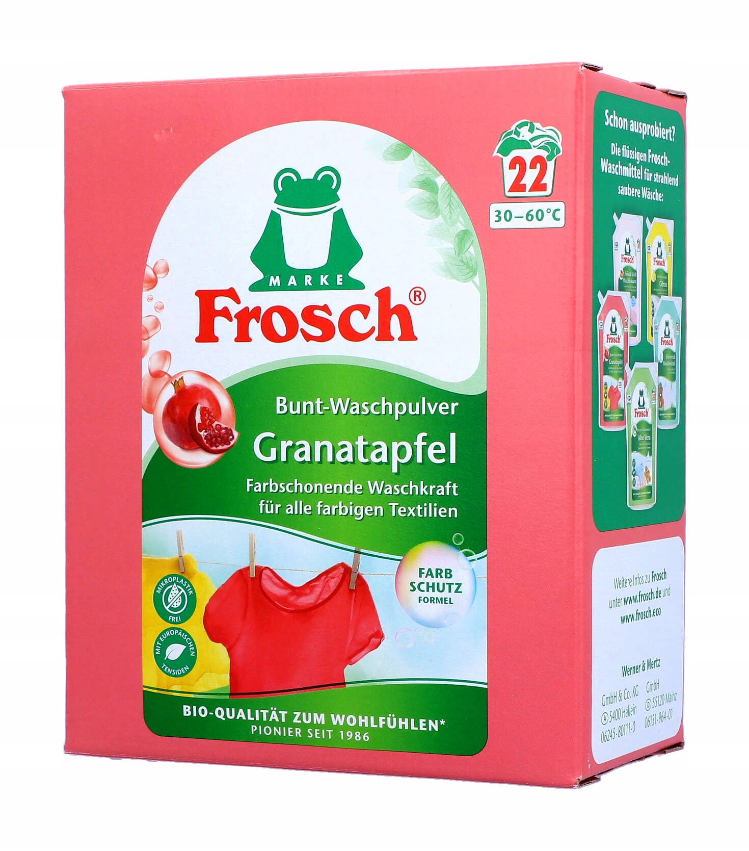 

Proszek do Prania Frosch Uniwersalny Granat 1,45kg